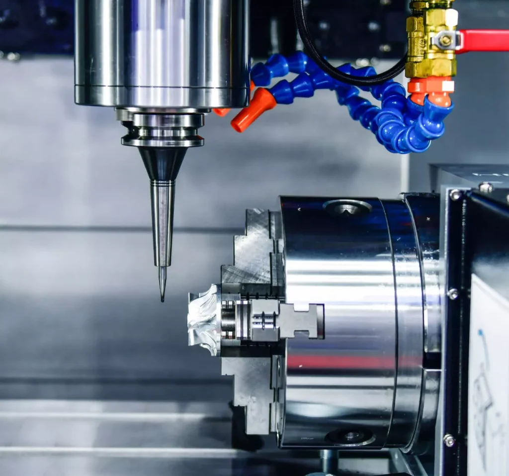 Пятиосевая обработка с ЧПУ деталей алюминиевого сплава рабочих колёсимпеллеров